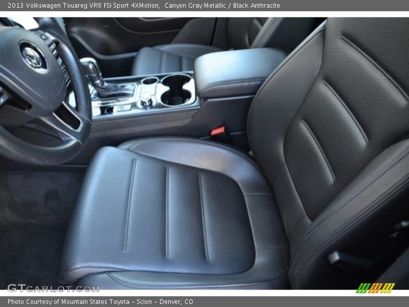Canyon Gray Metallic / Black Anthracite 2013 Volkswagen Touareg VR6 FSI Sport 4XMotion