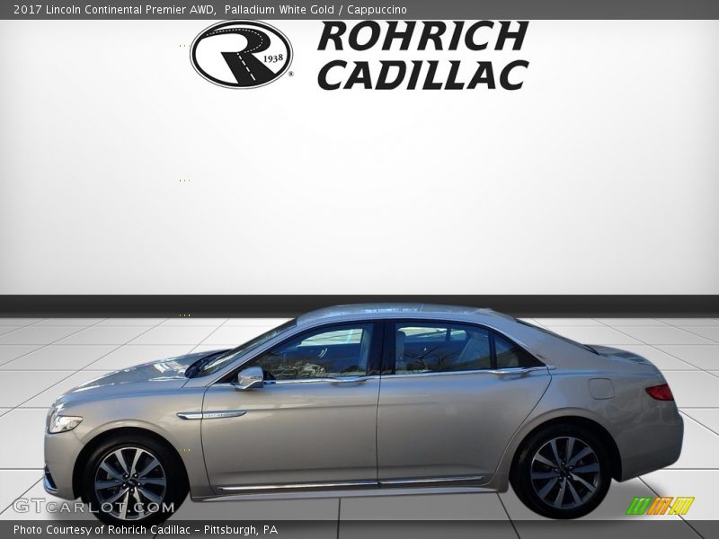 Palladium White Gold / Cappuccino 2017 Lincoln Continental Premier AWD
