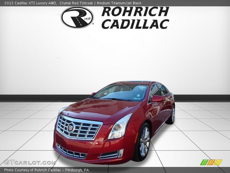 Crystal Red Tintcoat / Medium Titanium/Jet Black 2013 Cadillac XTS Luxury AWD