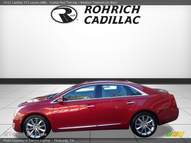 Crystal Red Tintcoat / Medium Titanium/Jet Black 2013 Cadillac XTS Luxury AWD