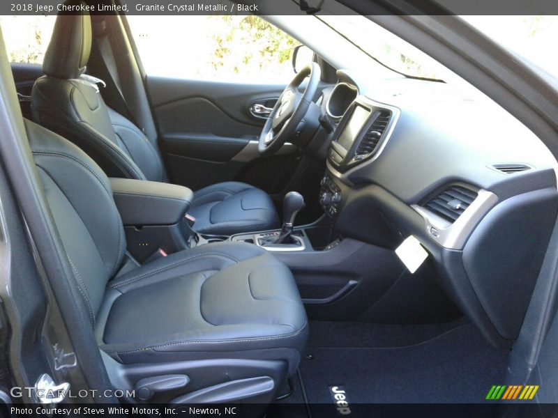 Granite Crystal Metallic / Black 2018 Jeep Cherokee Limited