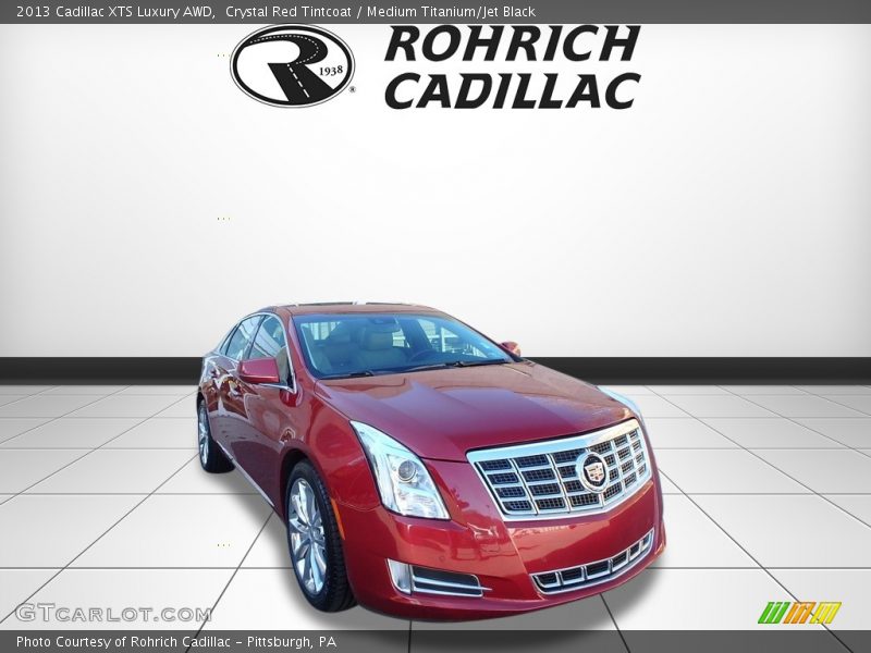 Crystal Red Tintcoat / Medium Titanium/Jet Black 2013 Cadillac XTS Luxury AWD
