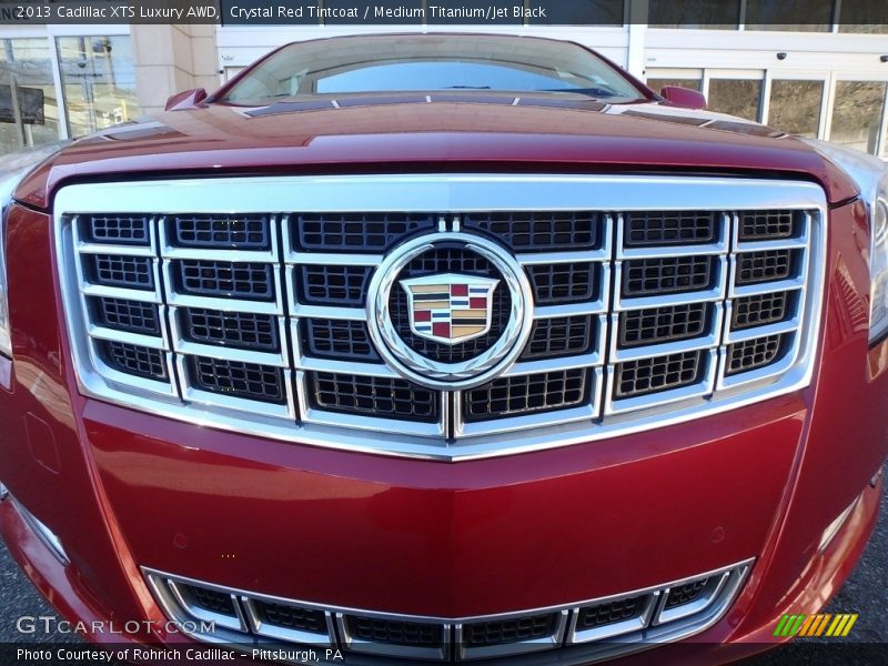 Crystal Red Tintcoat / Medium Titanium/Jet Black 2013 Cadillac XTS Luxury AWD