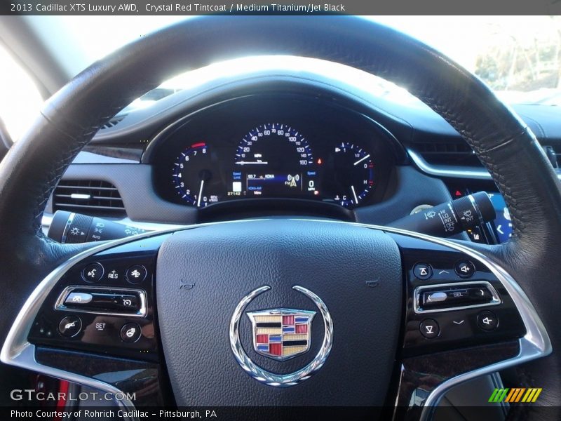 Crystal Red Tintcoat / Medium Titanium/Jet Black 2013 Cadillac XTS Luxury AWD
