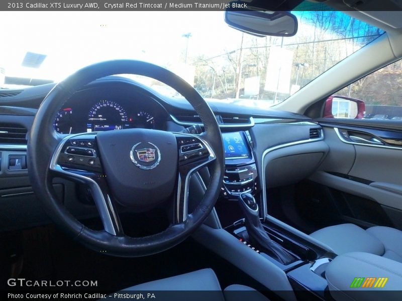 Crystal Red Tintcoat / Medium Titanium/Jet Black 2013 Cadillac XTS Luxury AWD
