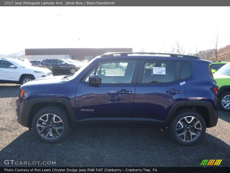 Jetset Blue / Black/Sandstorm 2017 Jeep Renegade Latitude 4x4
