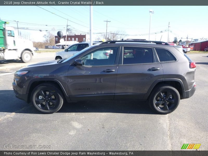 Granite Crystal Metallic / Black 2018 Jeep Cherokee Altitude 4x4