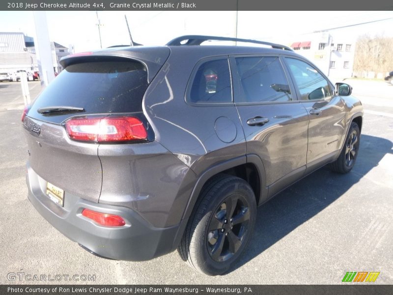 Granite Crystal Metallic / Black 2018 Jeep Cherokee Altitude 4x4