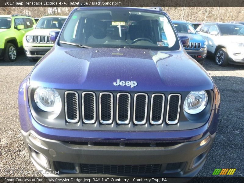 Jetset Blue / Black/Sandstorm 2017 Jeep Renegade Latitude 4x4
