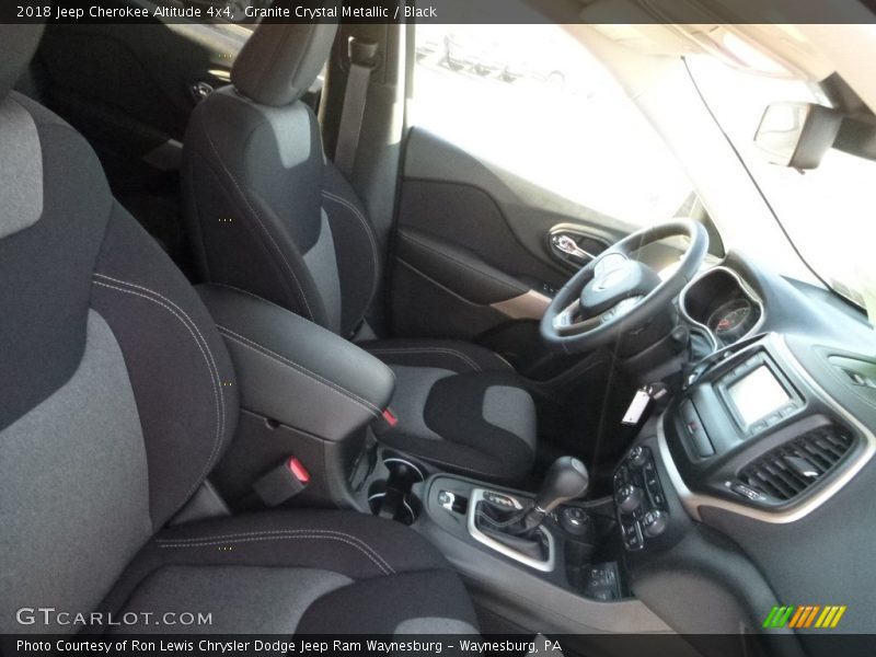 Granite Crystal Metallic / Black 2018 Jeep Cherokee Altitude 4x4