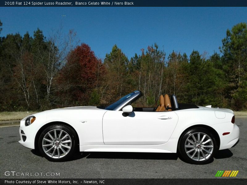  2018 124 Spider Lusso Roadster Bianco Gelato White
