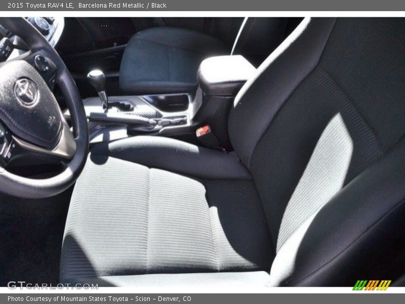 Barcelona Red Metallic / Black 2015 Toyota RAV4 LE