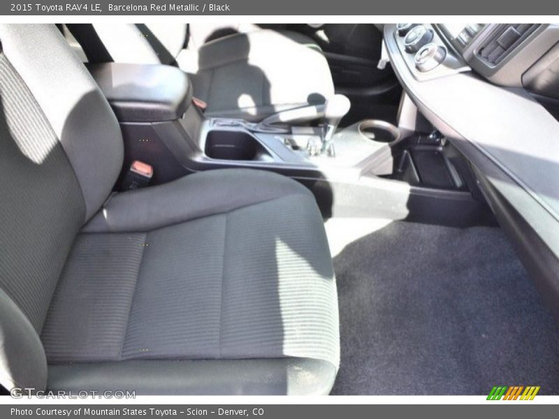 Barcelona Red Metallic / Black 2015 Toyota RAV4 LE