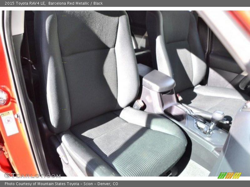 Barcelona Red Metallic / Black 2015 Toyota RAV4 LE