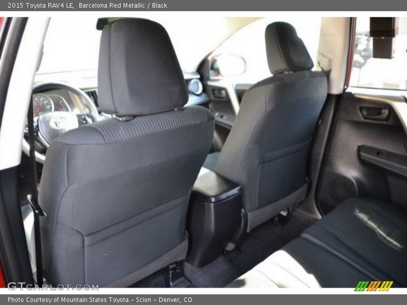 Barcelona Red Metallic / Black 2015 Toyota RAV4 LE