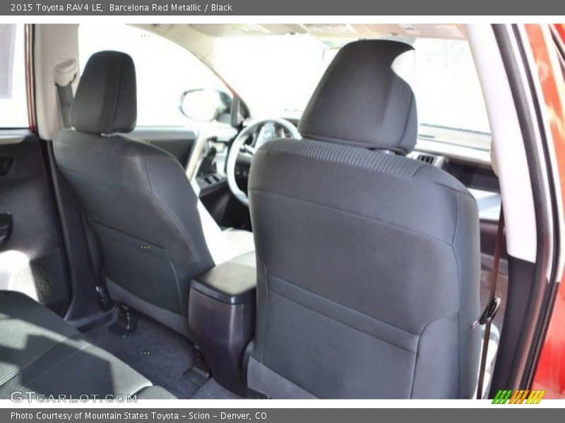 Barcelona Red Metallic / Black 2015 Toyota RAV4 LE