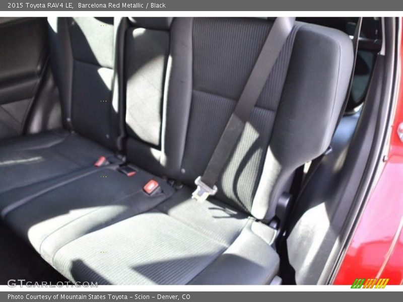 Barcelona Red Metallic / Black 2015 Toyota RAV4 LE