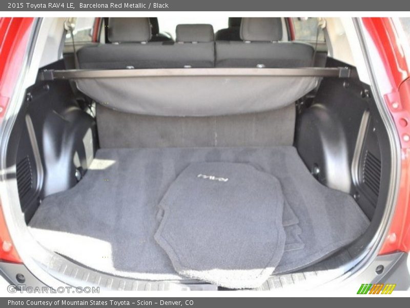 Barcelona Red Metallic / Black 2015 Toyota RAV4 LE