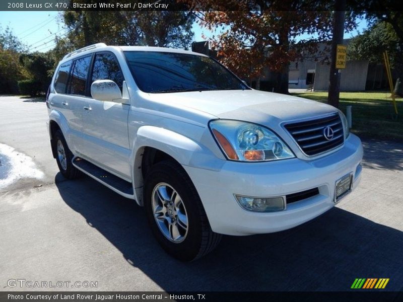 Blizzard White Pearl / Dark Gray 2008 Lexus GX 470