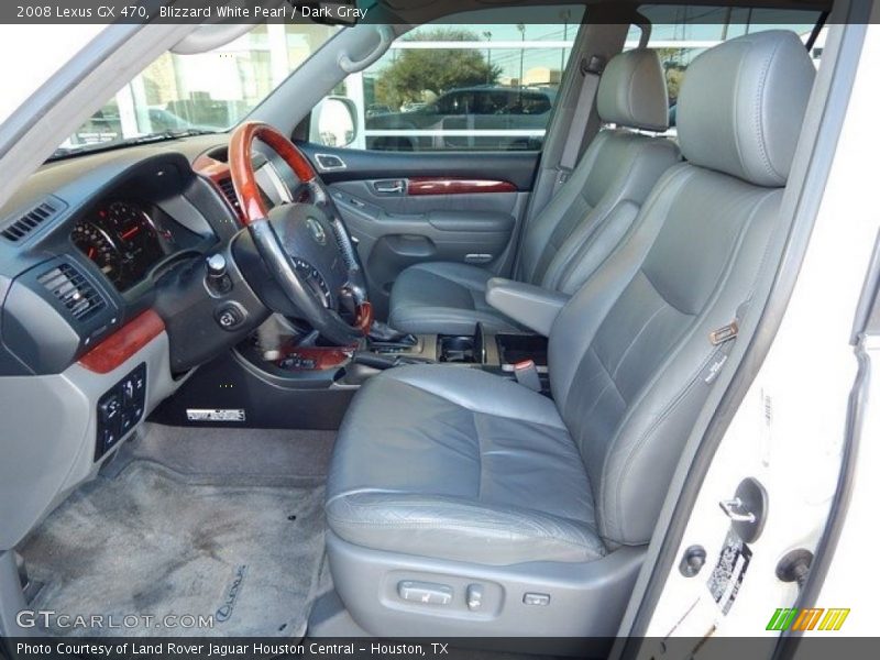 Blizzard White Pearl / Dark Gray 2008 Lexus GX 470
