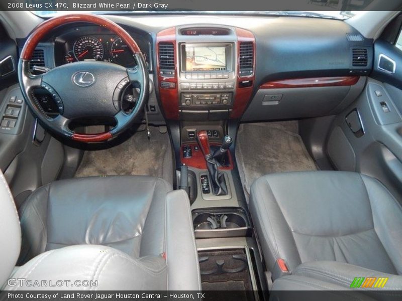 Blizzard White Pearl / Dark Gray 2008 Lexus GX 470
