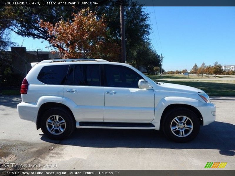Blizzard White Pearl / Dark Gray 2008 Lexus GX 470