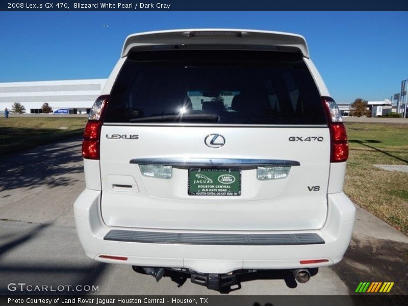 Blizzard White Pearl / Dark Gray 2008 Lexus GX 470