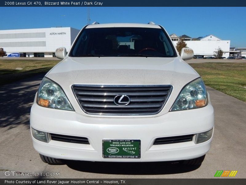 Blizzard White Pearl / Dark Gray 2008 Lexus GX 470