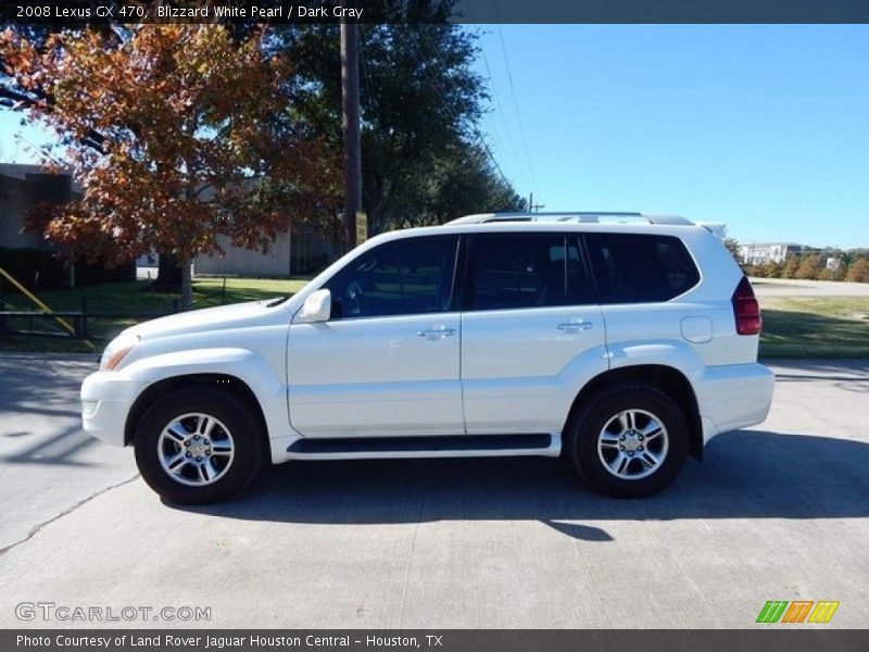Blizzard White Pearl / Dark Gray 2008 Lexus GX 470