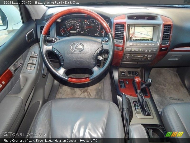 Blizzard White Pearl / Dark Gray 2008 Lexus GX 470