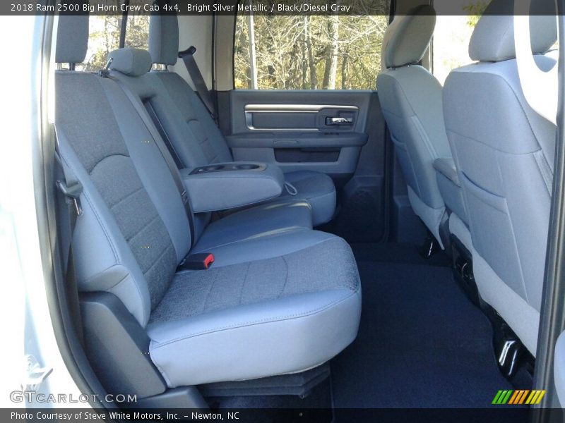 Bright Silver Metallic / Black/Diesel Gray 2018 Ram 2500 Big Horn Crew Cab 4x4