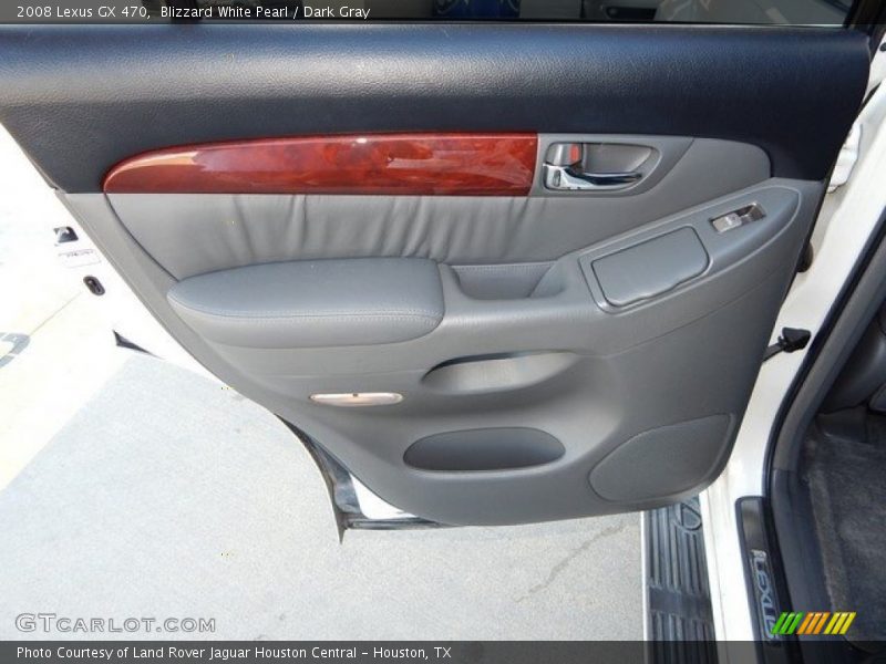 Blizzard White Pearl / Dark Gray 2008 Lexus GX 470