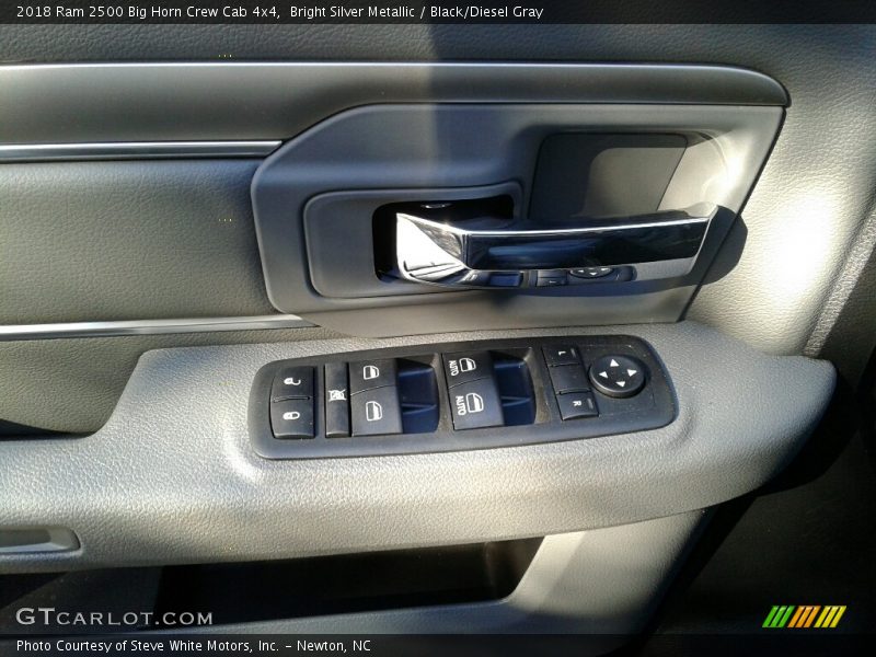 Bright Silver Metallic / Black/Diesel Gray 2018 Ram 2500 Big Horn Crew Cab 4x4