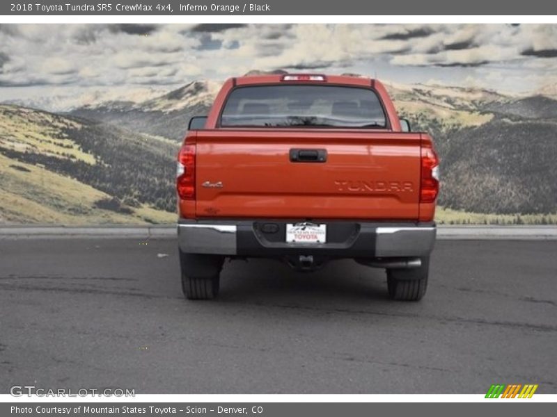 Inferno Orange / Black 2018 Toyota Tundra SR5 CrewMax 4x4