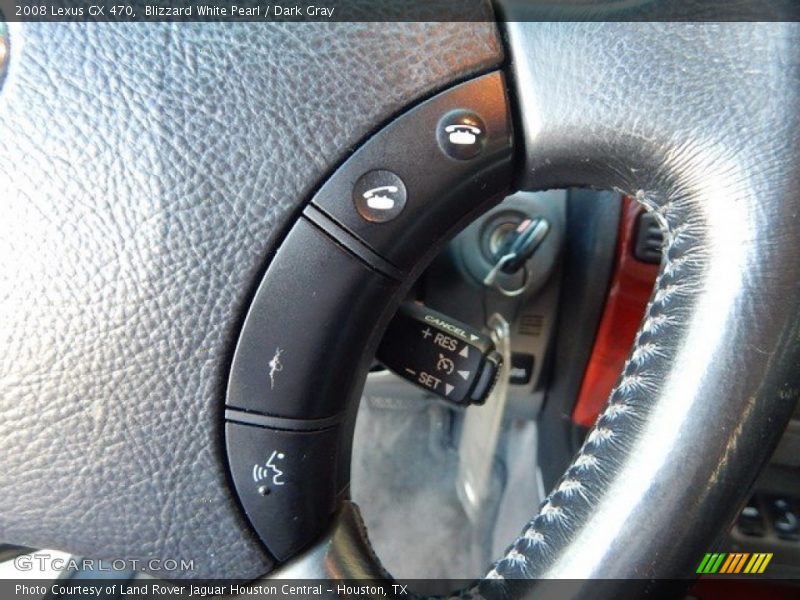Blizzard White Pearl / Dark Gray 2008 Lexus GX 470