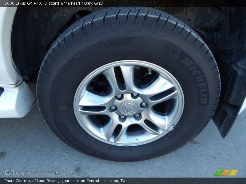Blizzard White Pearl / Dark Gray 2008 Lexus GX 470
