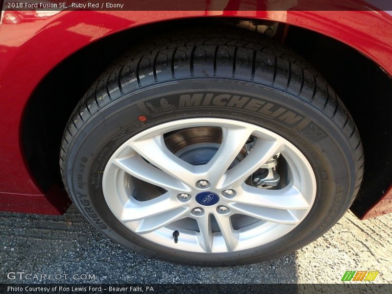 Ruby Red / Ebony 2018 Ford Fusion SE