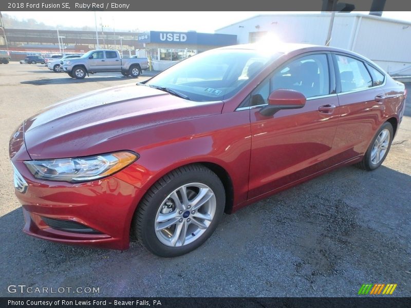 Ruby Red / Ebony 2018 Ford Fusion SE