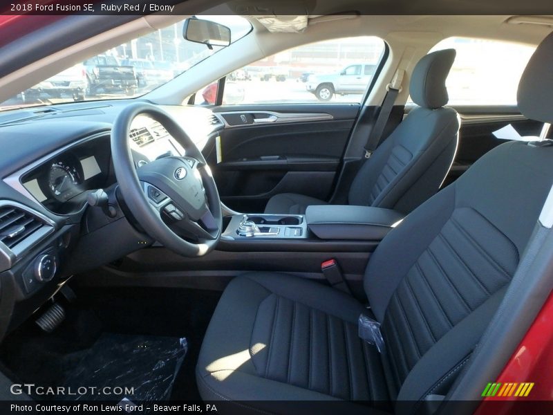 Ruby Red / Ebony 2018 Ford Fusion SE