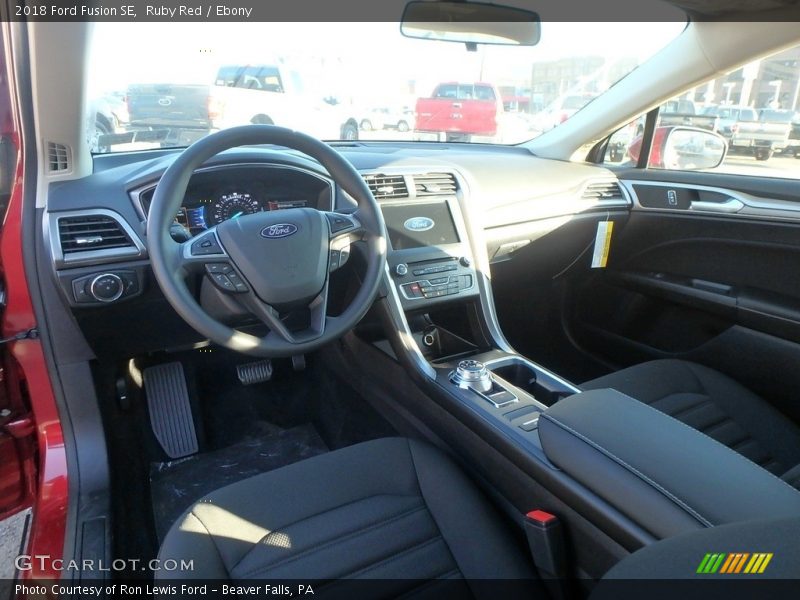 Ruby Red / Ebony 2018 Ford Fusion SE
