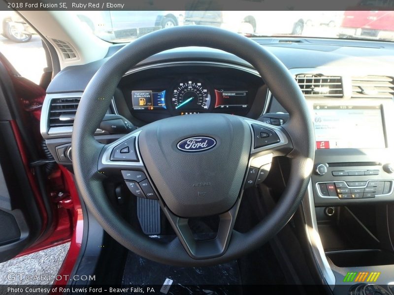 Ruby Red / Ebony 2018 Ford Fusion SE