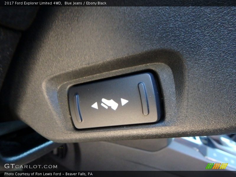 Blue Jeans / Ebony Black 2017 Ford Explorer Limited 4WD
