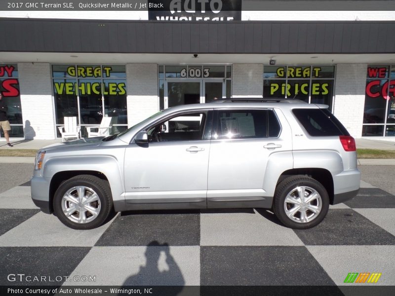 Quicksilver Metallic / Jet Black 2017 GMC Terrain SLE