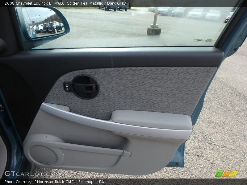 Golden Teal Metallic / Dark Gray 2008 Chevrolet Equinox LT AWD