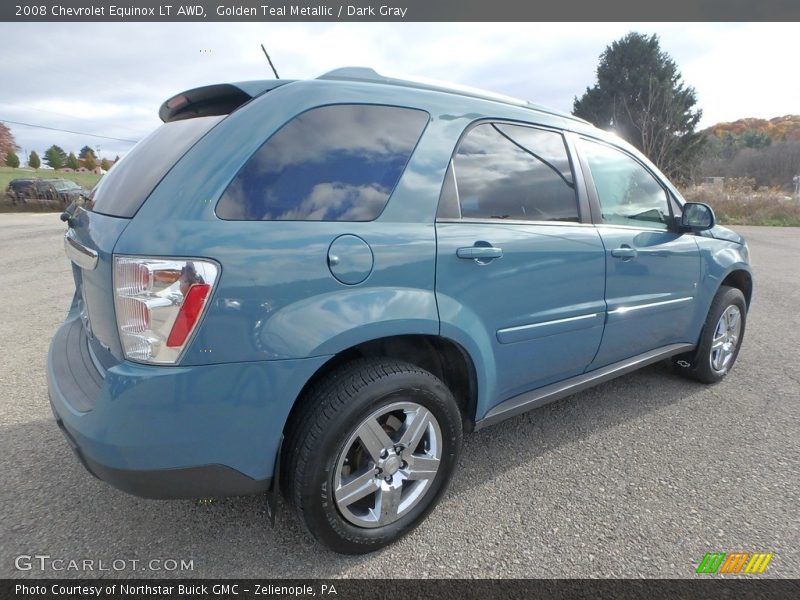 Golden Teal Metallic / Dark Gray 2008 Chevrolet Equinox LT AWD