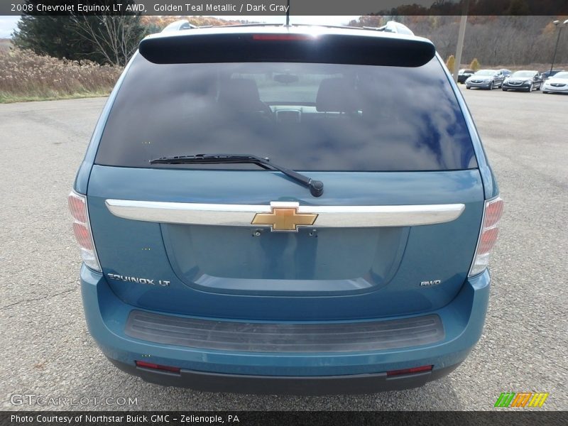 Golden Teal Metallic / Dark Gray 2008 Chevrolet Equinox LT AWD