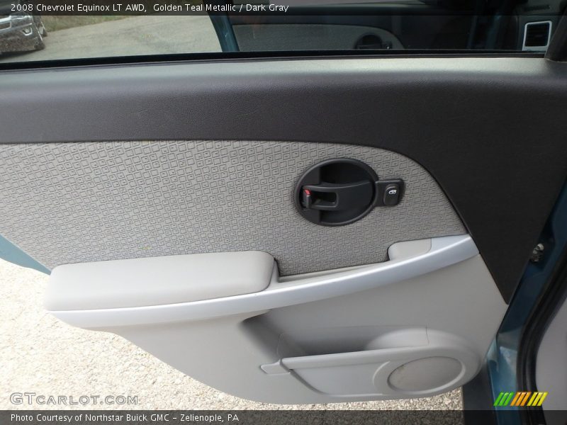 Golden Teal Metallic / Dark Gray 2008 Chevrolet Equinox LT AWD