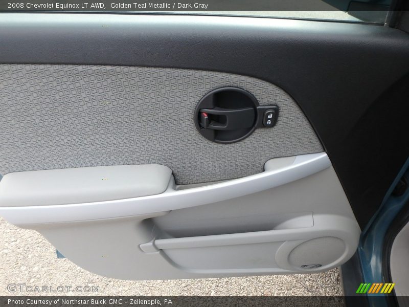 Golden Teal Metallic / Dark Gray 2008 Chevrolet Equinox LT AWD