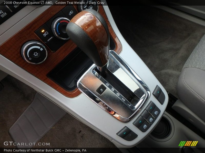 Golden Teal Metallic / Dark Gray 2008 Chevrolet Equinox LT AWD