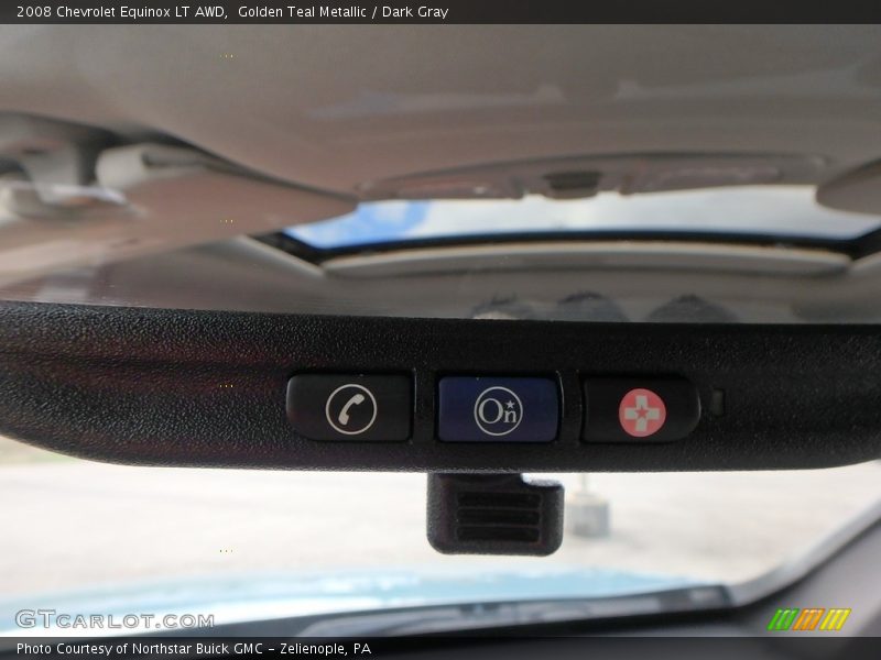 Golden Teal Metallic / Dark Gray 2008 Chevrolet Equinox LT AWD